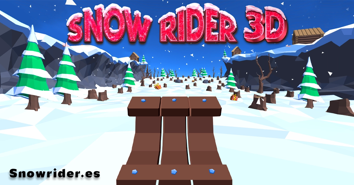 Juego de trineos en la nieve para niños y familias, versión online gratis